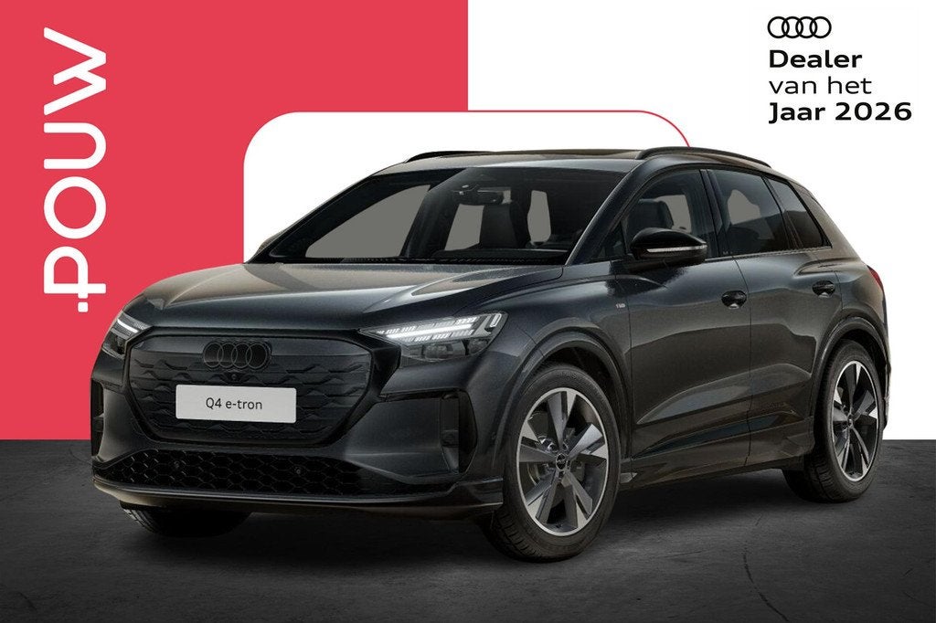 Audi Q4 e-tron 286pk S Edition 82 kWh | Tech Plus | Panorama, Auto's, Audi, Bedrijf, Te koop, Q4 e-tron, 360° camera, ABS, Achteruitrijcamera