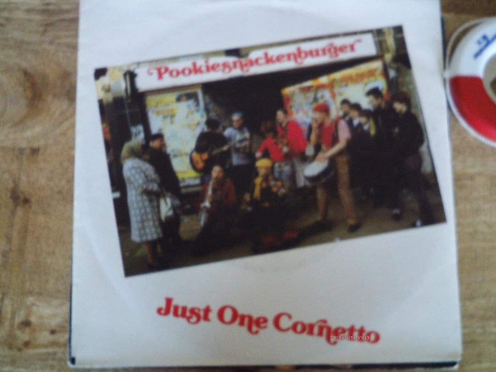 pookiesnackenburger - just one cornetto 30a, 7 inch, Ophalen of Verzenden, Pop, Single