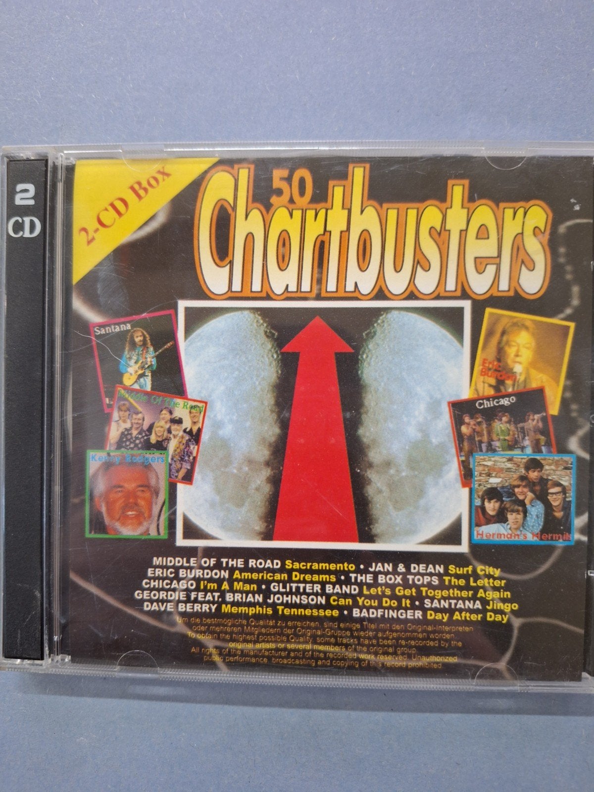 50 Chartbusters - 2 CD Box - Diverse Artiesten, Gebruikt, Boxset, Ophalen of Verzenden, Pop