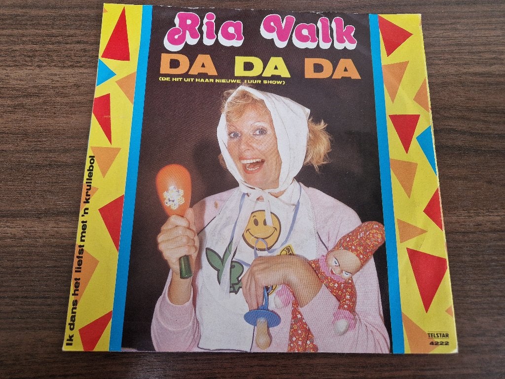 TELSTAR Ria Valk – Da Da Da, 7 inch, Ophalen of Verzenden, Zo goed als nieuw, Nederlandstalig