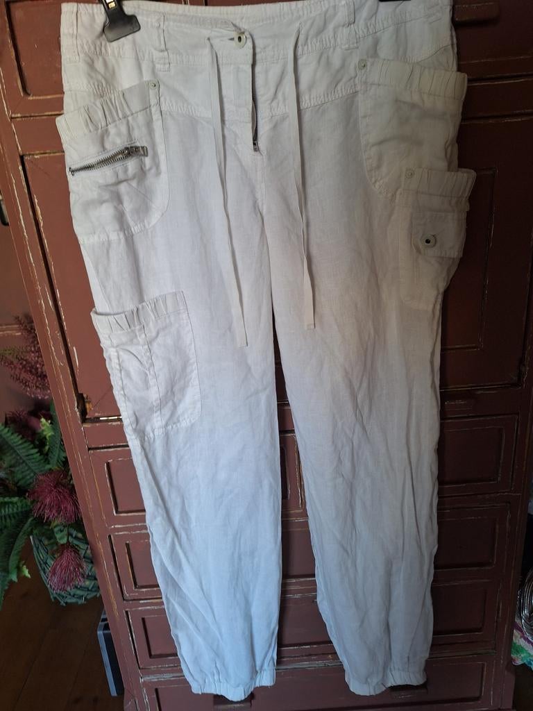 Didi broek 38 wit baggy, Maat 38/40 (M), Wit, Ophalen of Verzenden, Zo goed als nieuw
