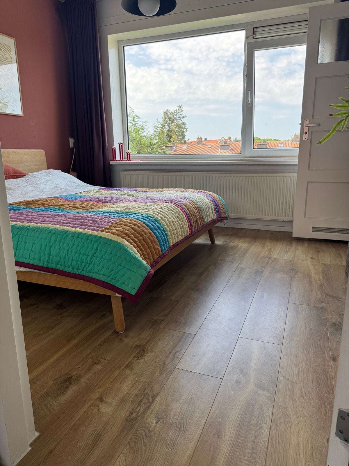 IKEA PRÄRIE laminaat eiken | 43 m2 | gratis, Ophalen, Kunststof, 50 tot 150 cm, Zo goed als nieuw