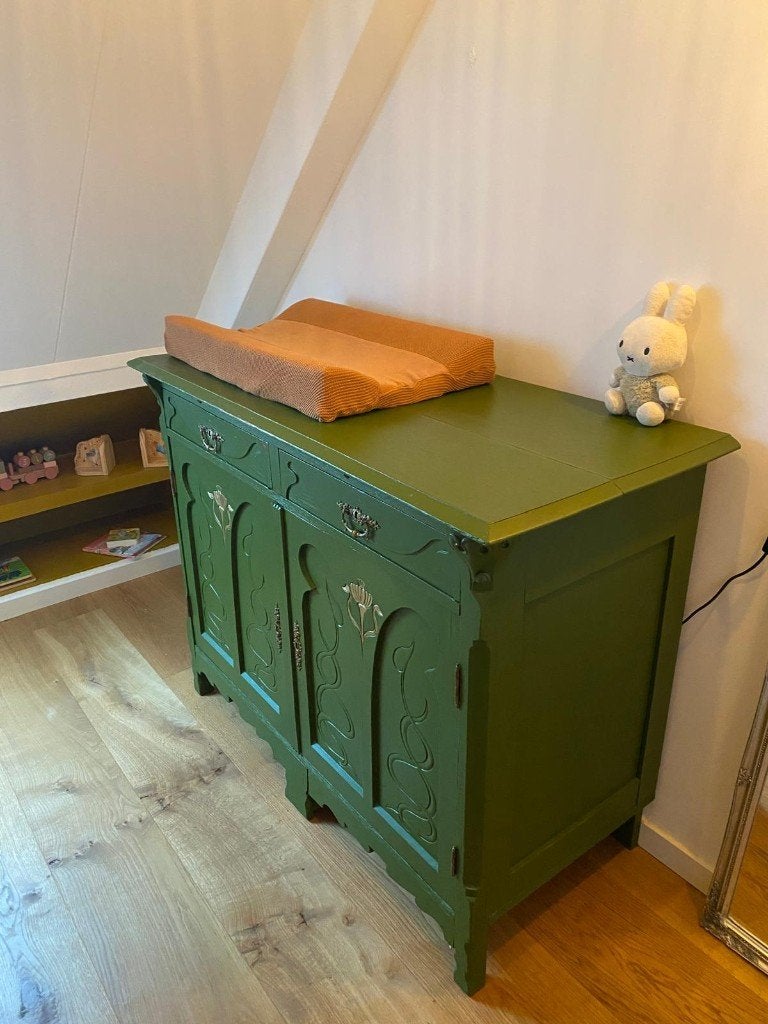 Antieke commode, Kinderen en Baby's, Kinderkamer | Commodes en Kasten, Ophalen, Gebruikt, 50 tot 70 cm, 100 cm of meer