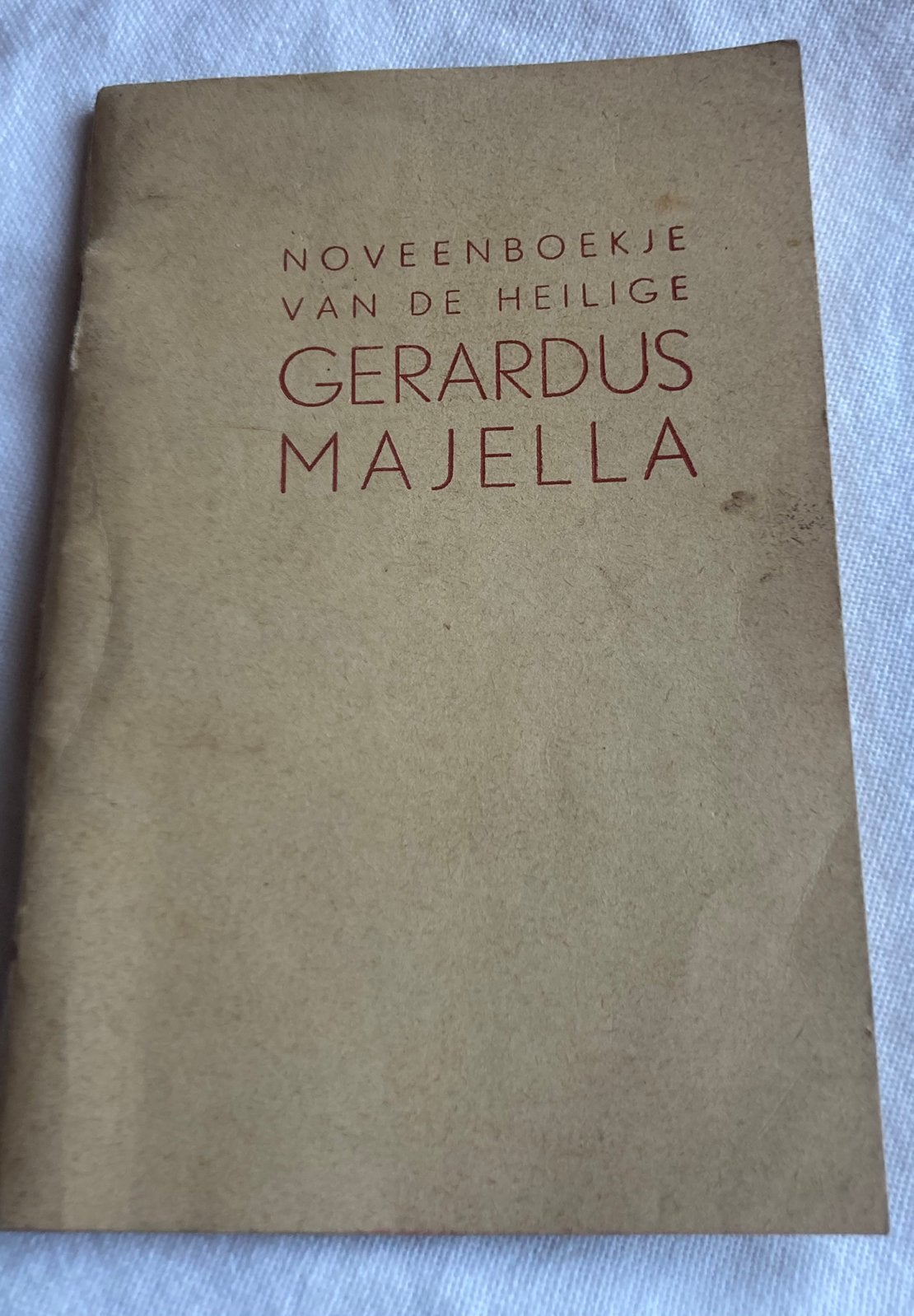 Noveenboekje H. Gerardus Majella, Verzamelen, Ophalen of Verzenden, Zo goed als nieuw, Kaart of Prent