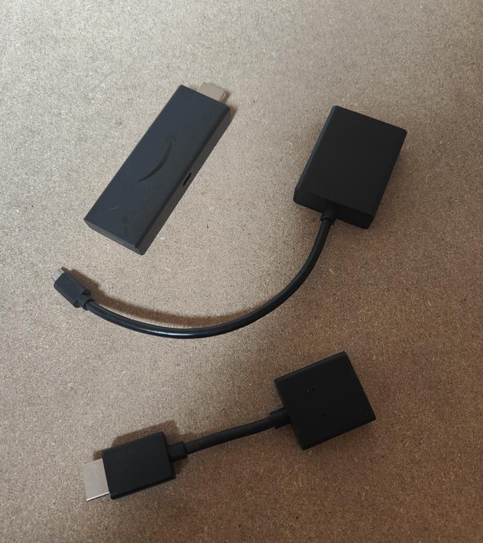 Amazon Firestick met ethernetaansluiting, Ophalen of Verzenden, Zo goed als nieuw, HDMI