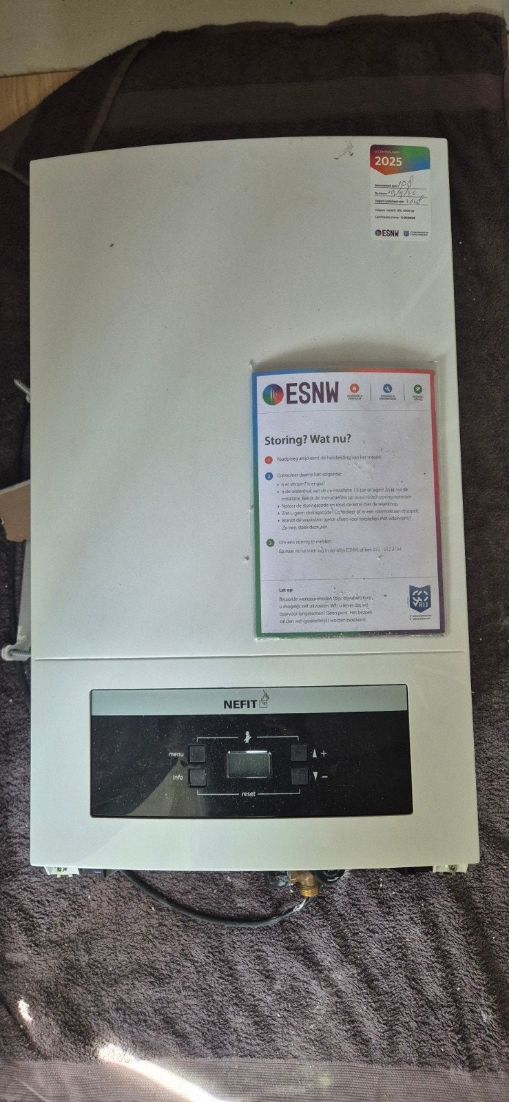 Nefit ProLine Nxt HRC/CW5 combiketel HR - Topconditie, Ophalen, 30 tot 80 cm, Gebruikt, Hoog rendement (Hr)