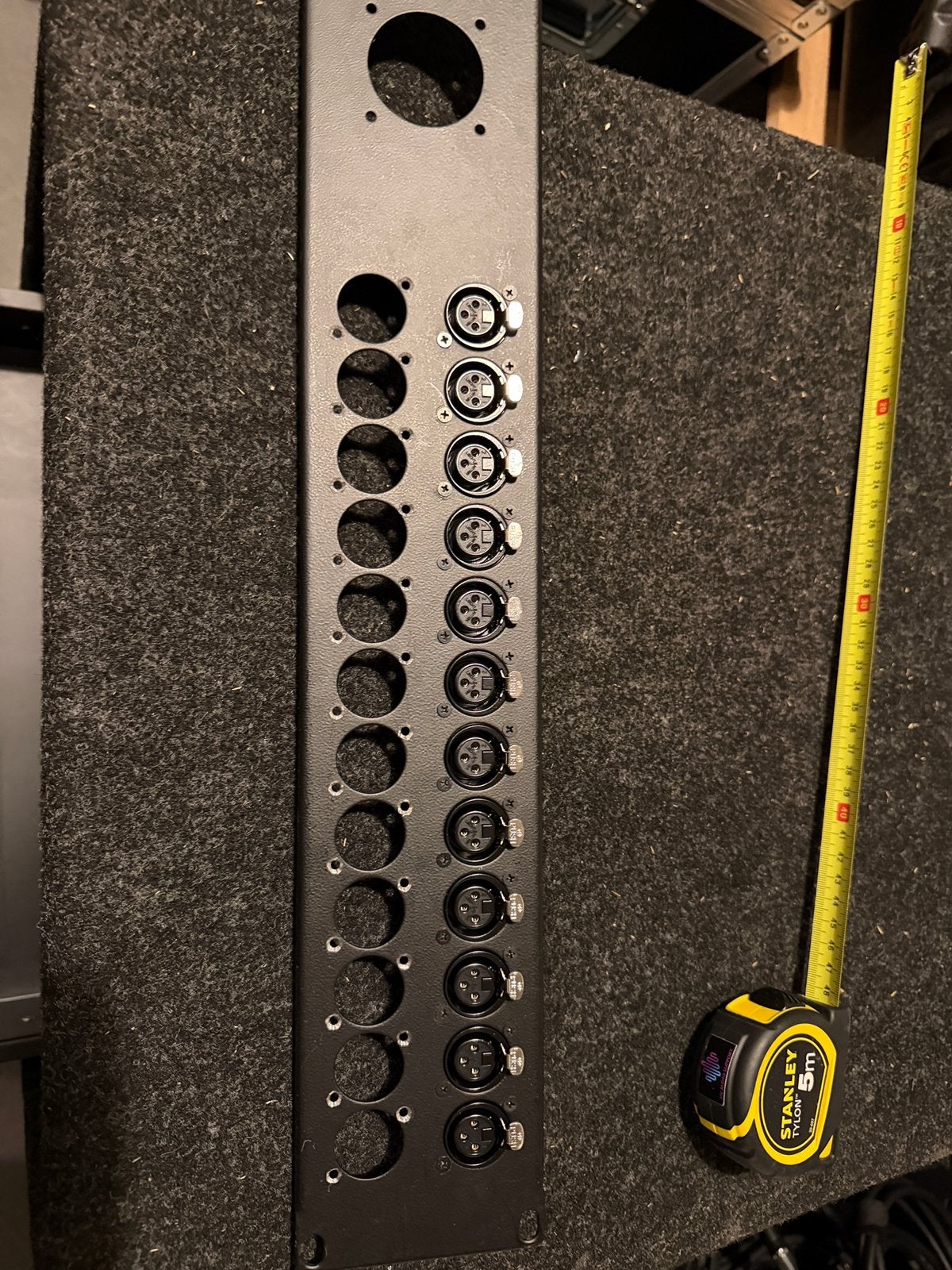 LK37 paneel met 12 x Xlr female nieuw, Ophalen of Verzenden, Zo goed als nieuw, Apparatuur