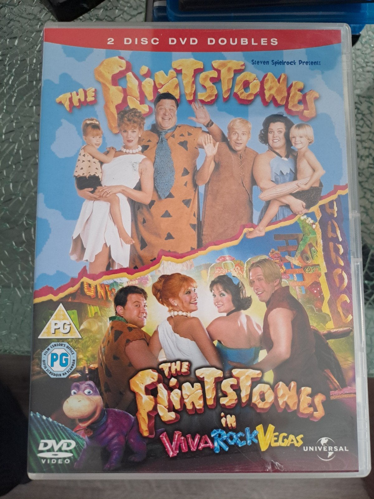 Flintstones 1&2 (dvd), Alle leeftijden, Ophalen of Verzenden, Zo goed als nieuw