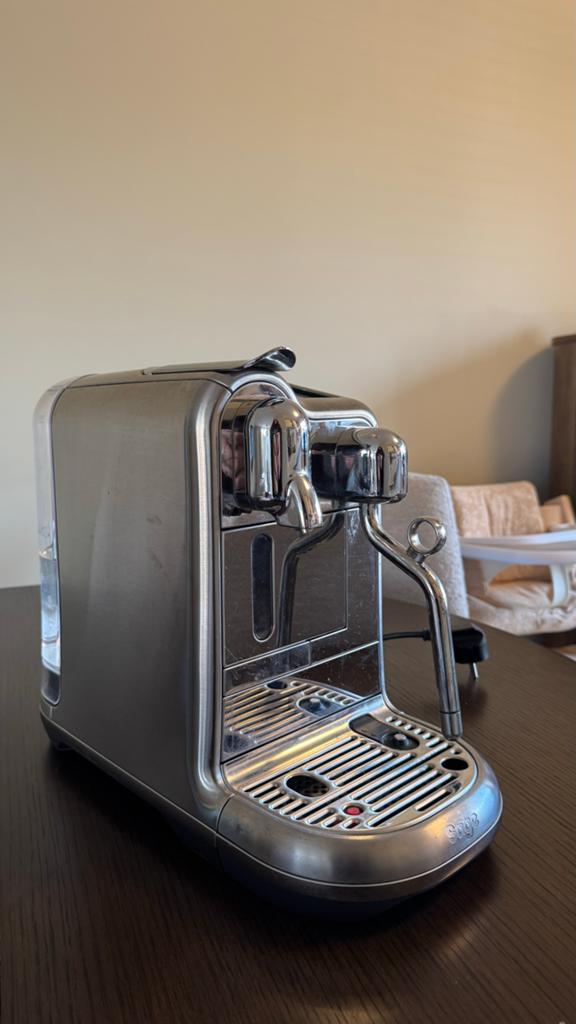 Nespresso Sage Creatista Pro Koffiemachine, Ophalen, Koffiemachine, Zo goed als nieuw, Koffiepads en cups