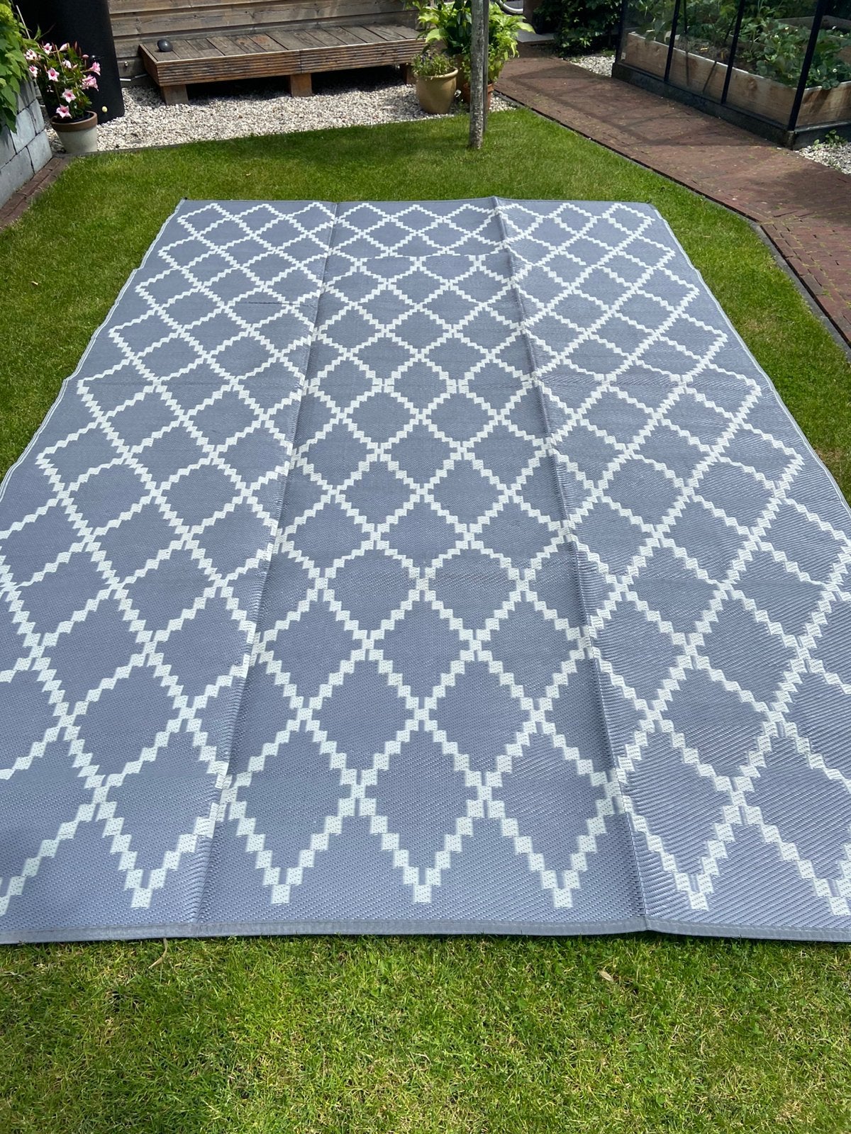 Tenttapijt Obelink diamond patio mat 380x240, Ophalen, Zo goed als nieuw