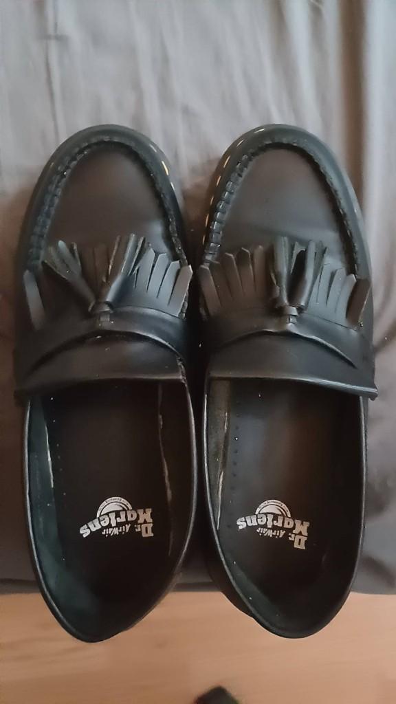 Dr.martens platform loafers maat 42, Loafers, Zwart, Ophalen of Verzenden, Gedragen