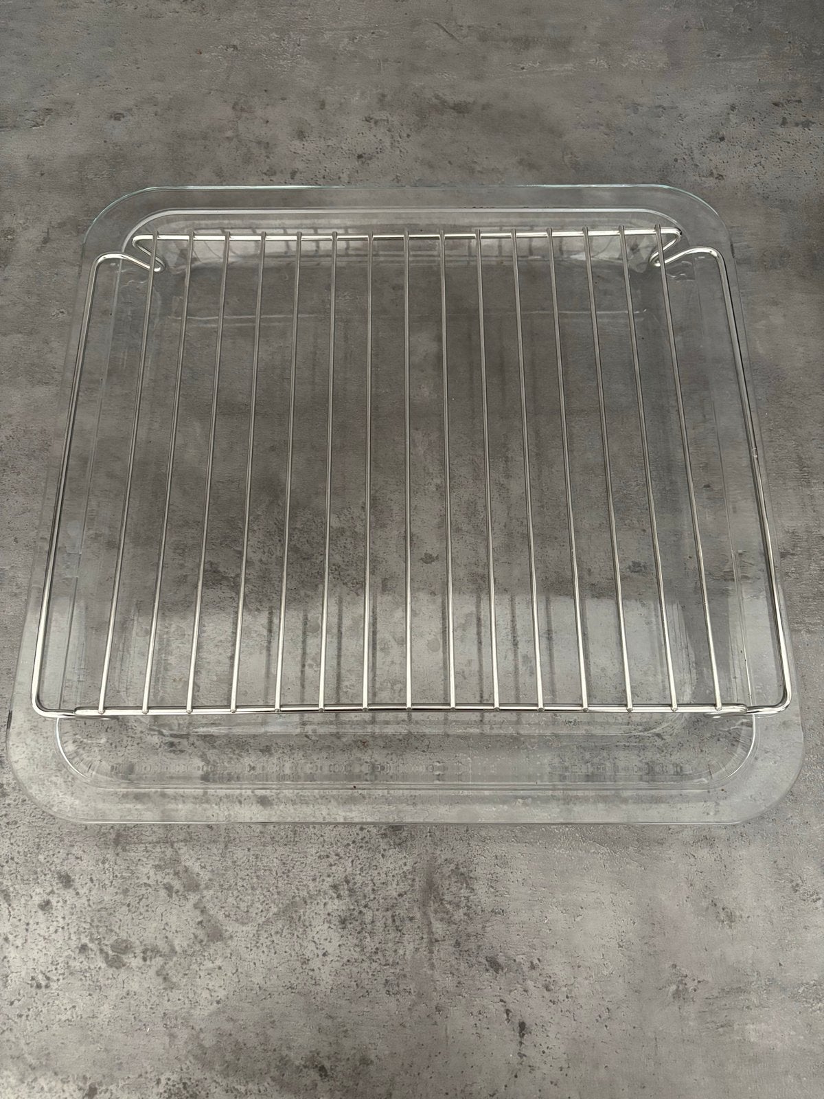 Glazen ovenschaal met rooster Pelgrim, Minder dan 45 cm, Overige merken, Hete lucht, Ophalen of Verzenden