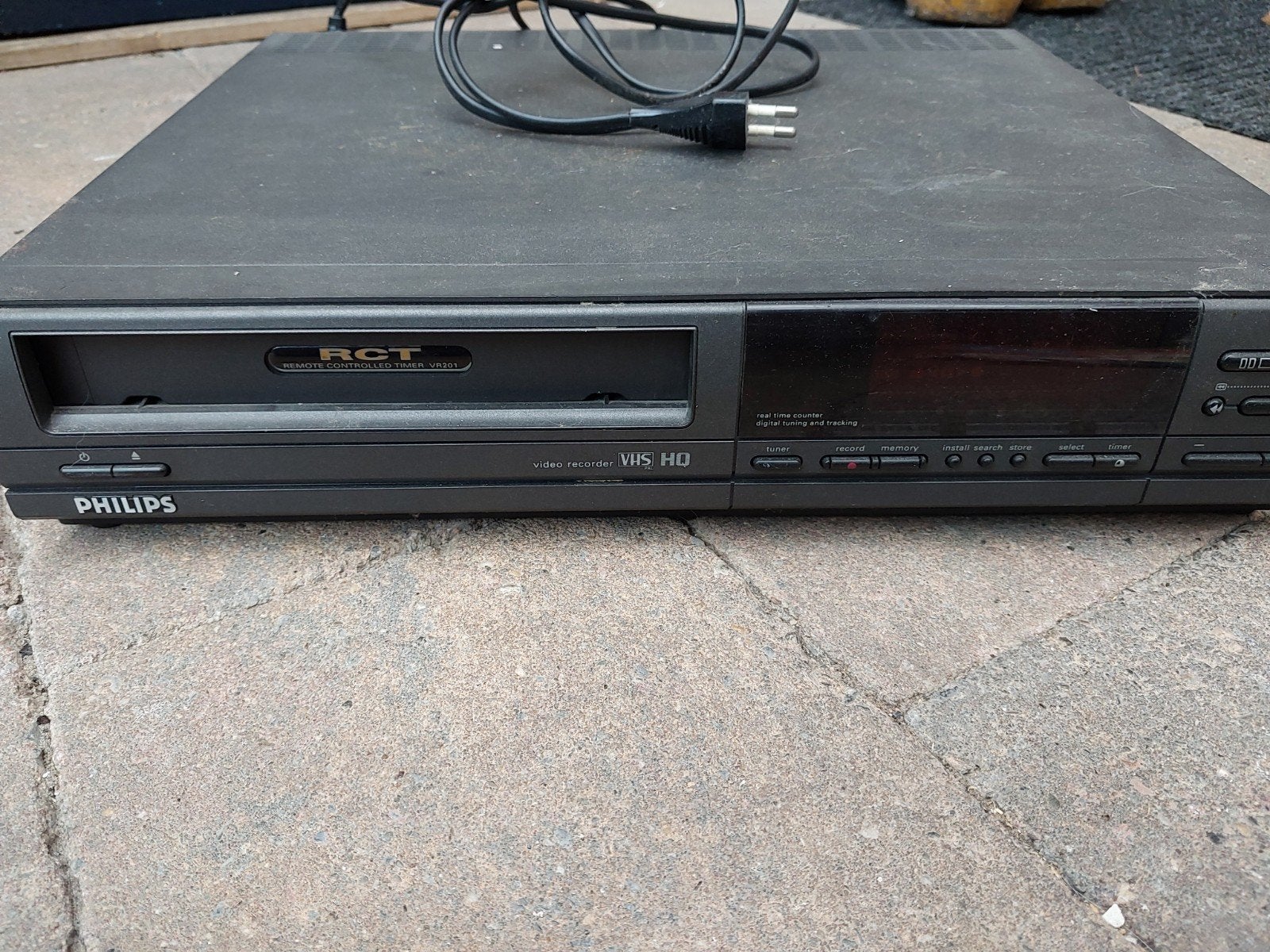 Philips VHS HQ videorecorder - Retro video-ervaring, Audio, Tv en Foto, Videospelers, Ophalen, Gebruikt, VHS-speler of -recorder