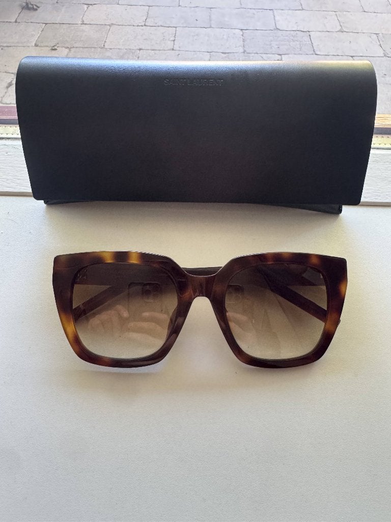 Saint Laurent SL M143 zonnebril, Overige merken, Zonnebril, Bruin, Nieuw