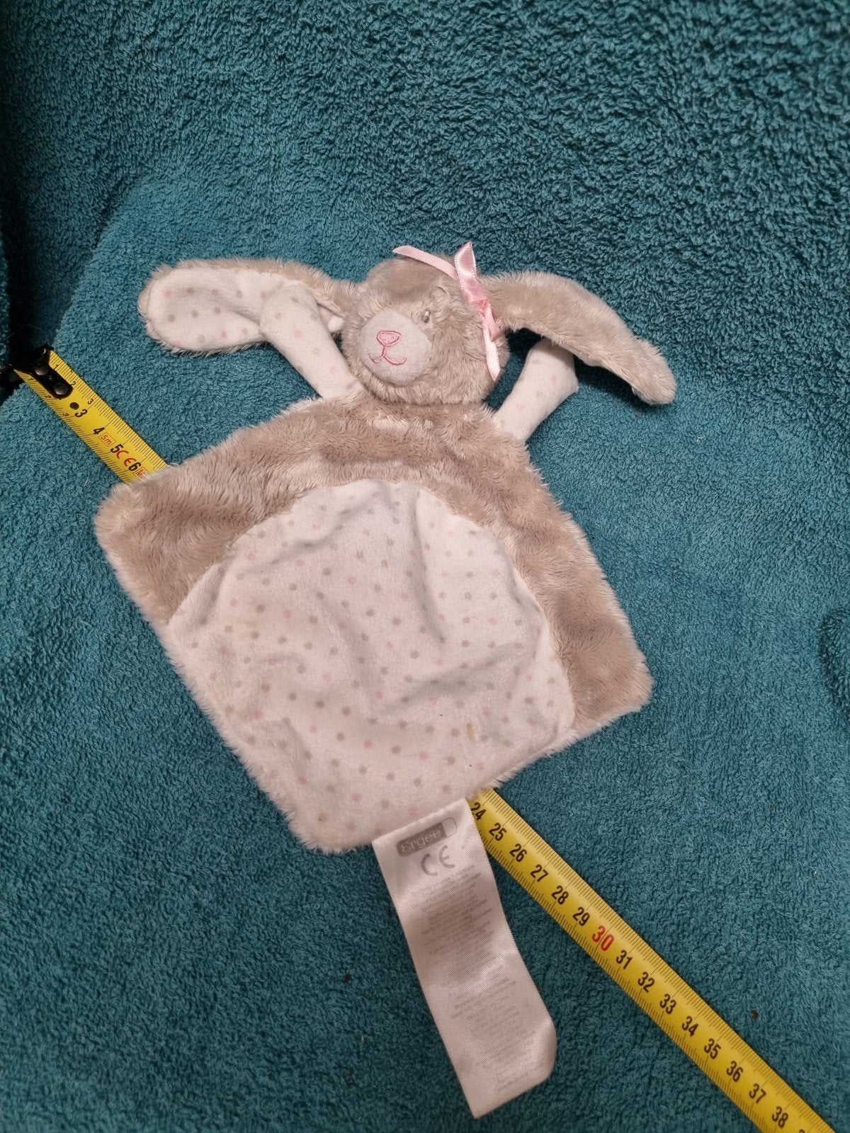 Ergee knuffel doekje konijn nr 13, Kinderen en Baby's, Speelgoed | Knuffels en Pluche, Ophalen of Verzenden, Nieuw, Konijn