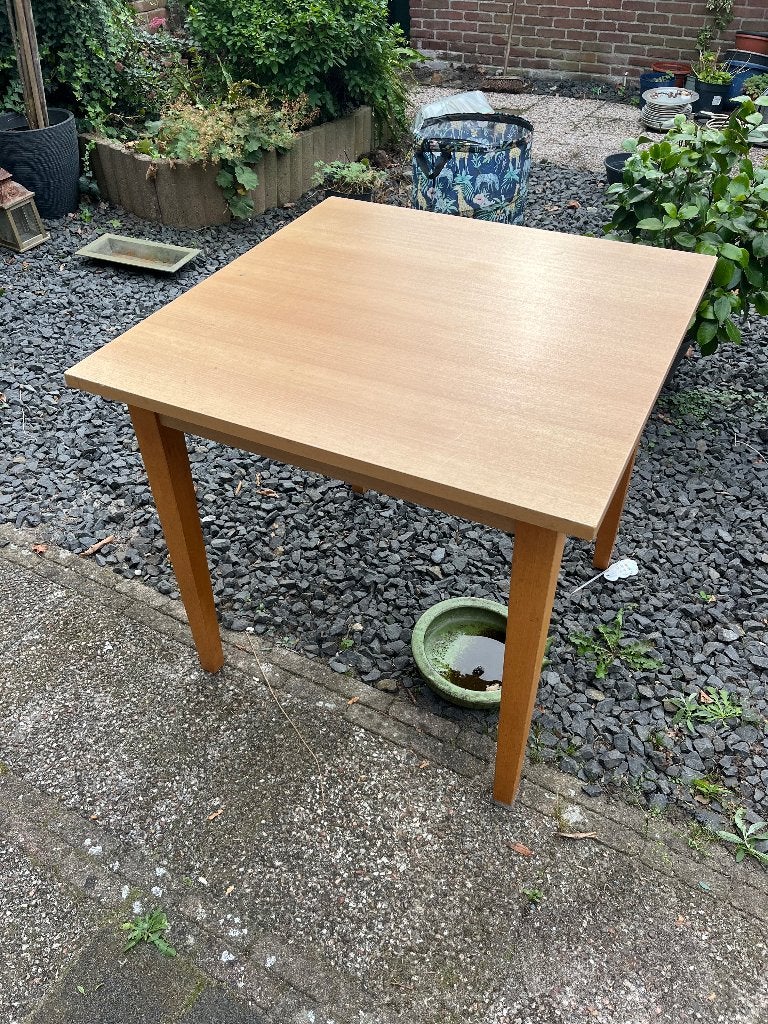 Keukentafel, Huis en Inrichting, Ophalen, Gebruikt, 50 tot 100 cm, Vierkant