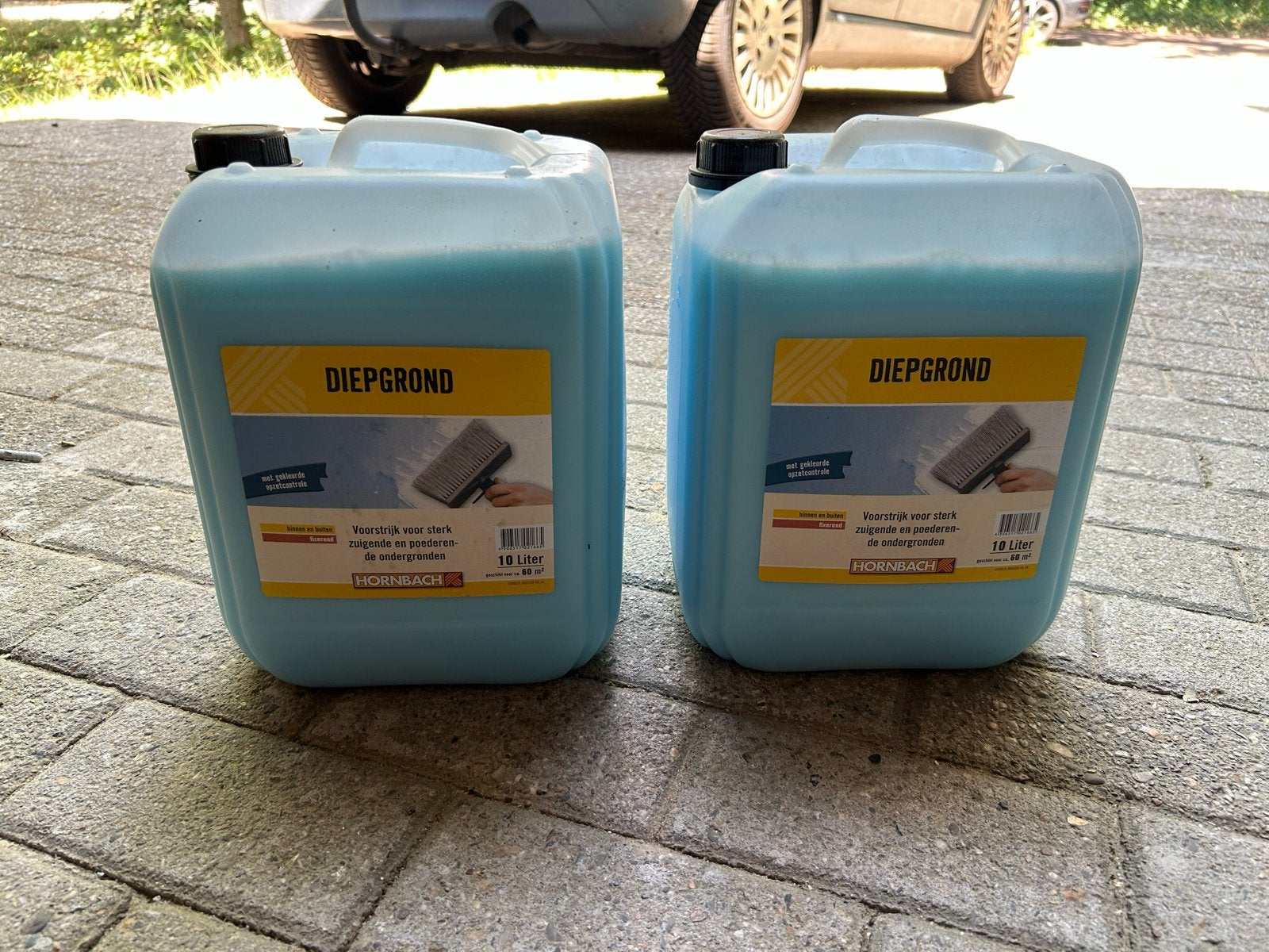 HORNBACH Diepgrond 10 liter - 2 stuks, Blauw, Nieuw, Ophalen of Verzenden, Verf