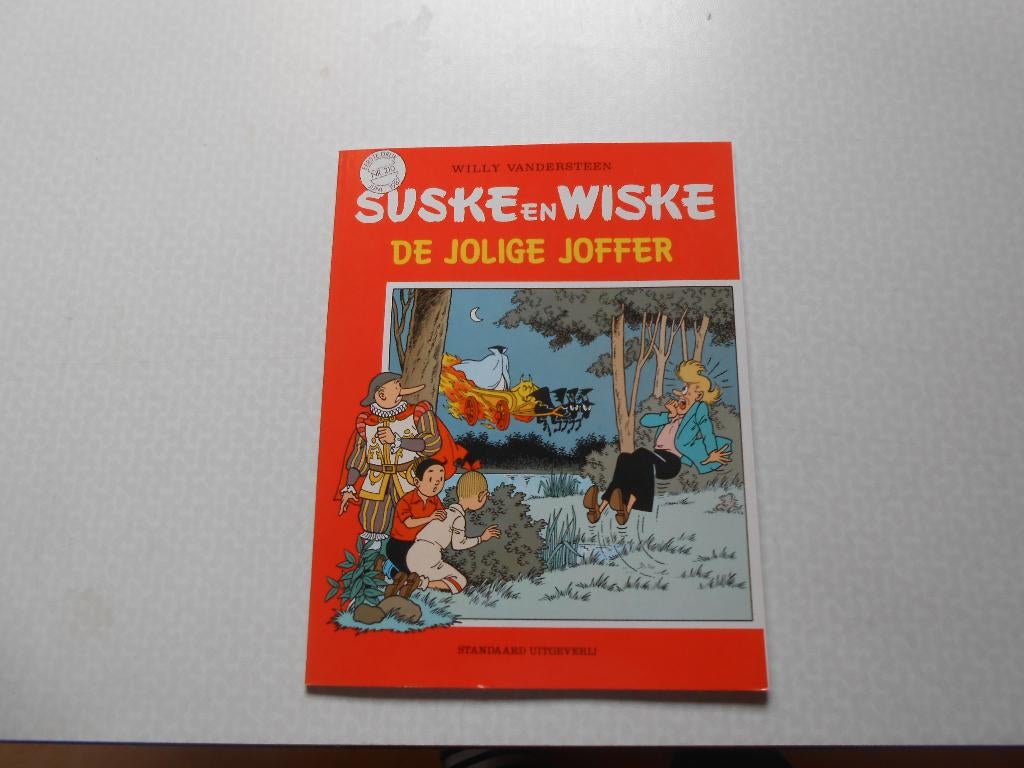 suske en wiske 210 De jolige joffer 1987 1 ste druk. Bijlag, Willy Vandersteen, Eén stripboek, Nieuw, Ophalen of Verzenden