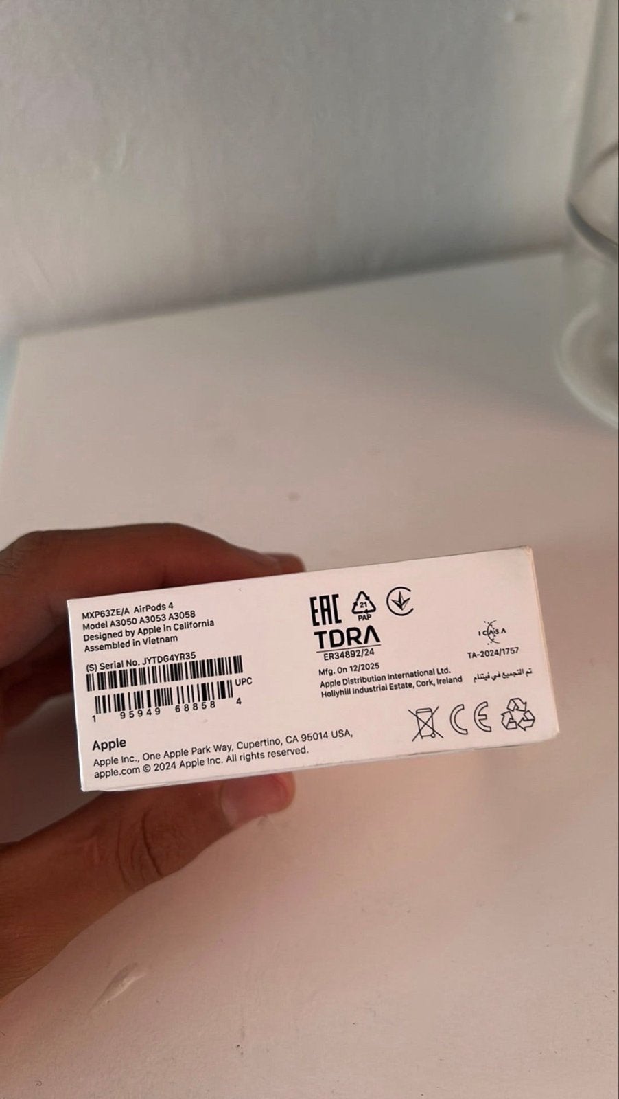 Apple AirPods 3e generatie - Nieuw in doos, Ophalen, In-ear, Nieuw, Wit
