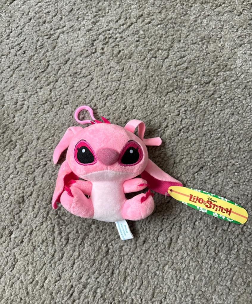 Roze mini Stitch knuffel met prijskaartjes Disney, Disney, Overige typen, Nieuw, Ophalen of Verzenden