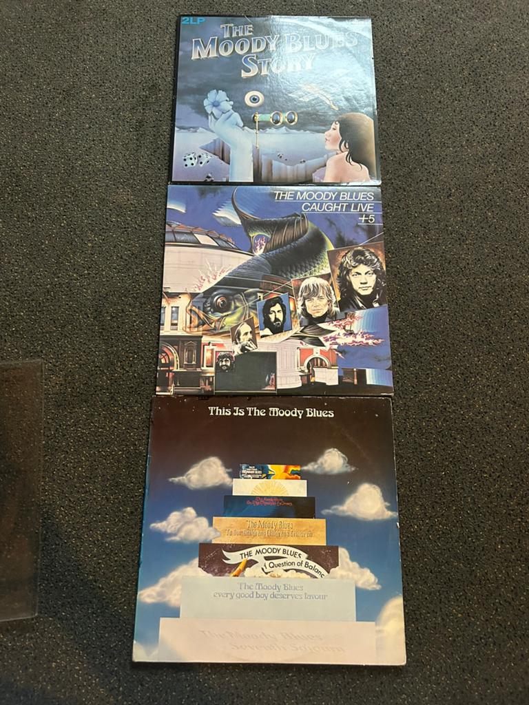 The moody blues 3 verschillende albums, Ophalen of Verzenden, Gebruikt, 12 inch, Poprock