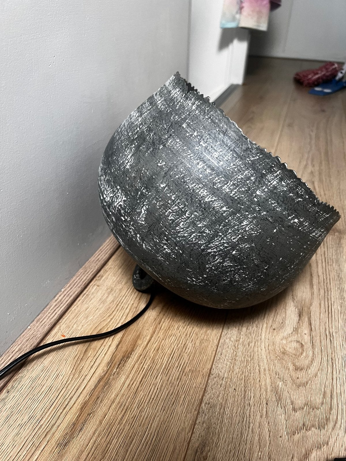 Lamp, Huis en Inrichting, Zilver, Ophalen, Zo goed als nieuw