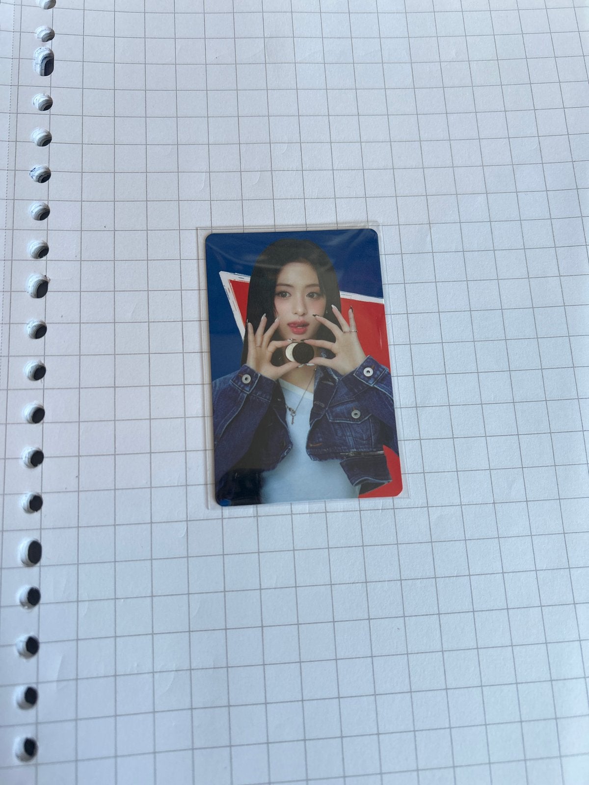 BABYMONSTER x OREO ahyeon Photocard K-Pop, Verzenden, Zo goed als nieuw, Losse kaart
