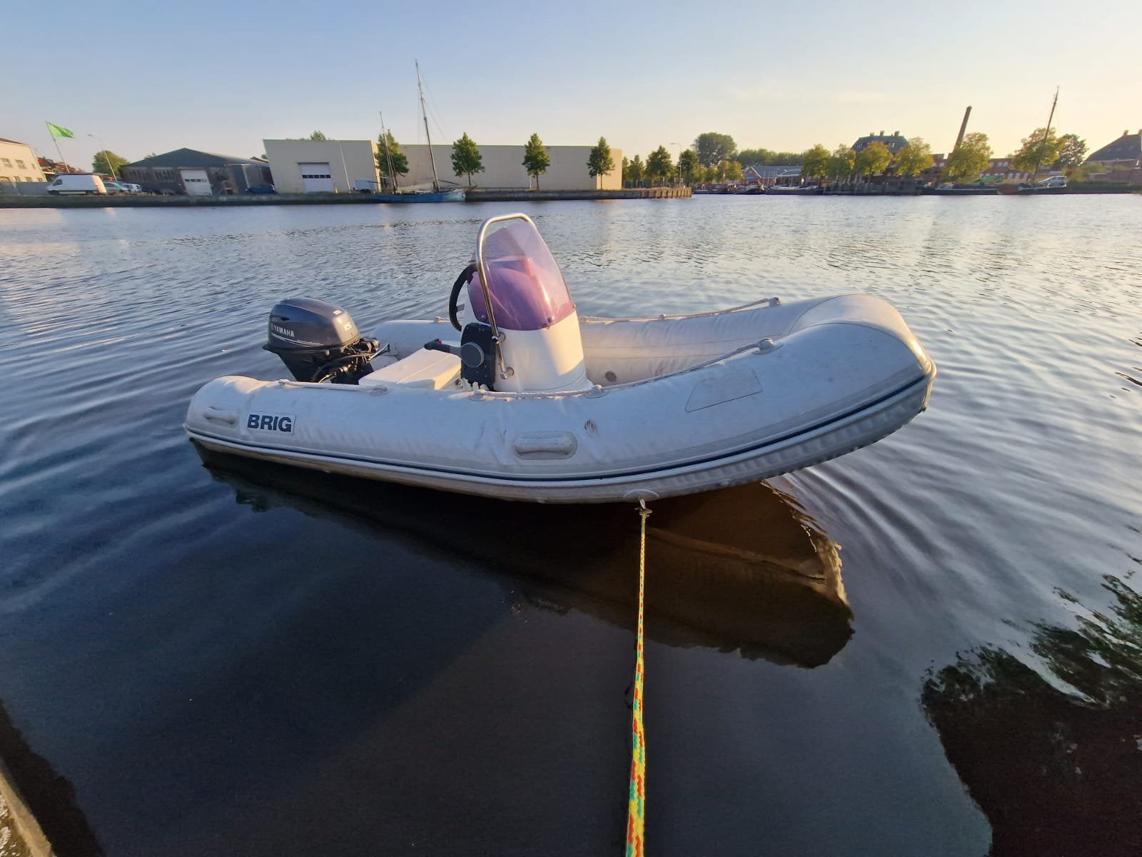 Rib brig 15pk yamaha en trailer, Watersport en Boten, Ophalen of Verzenden, Zo goed als nieuw, Brig