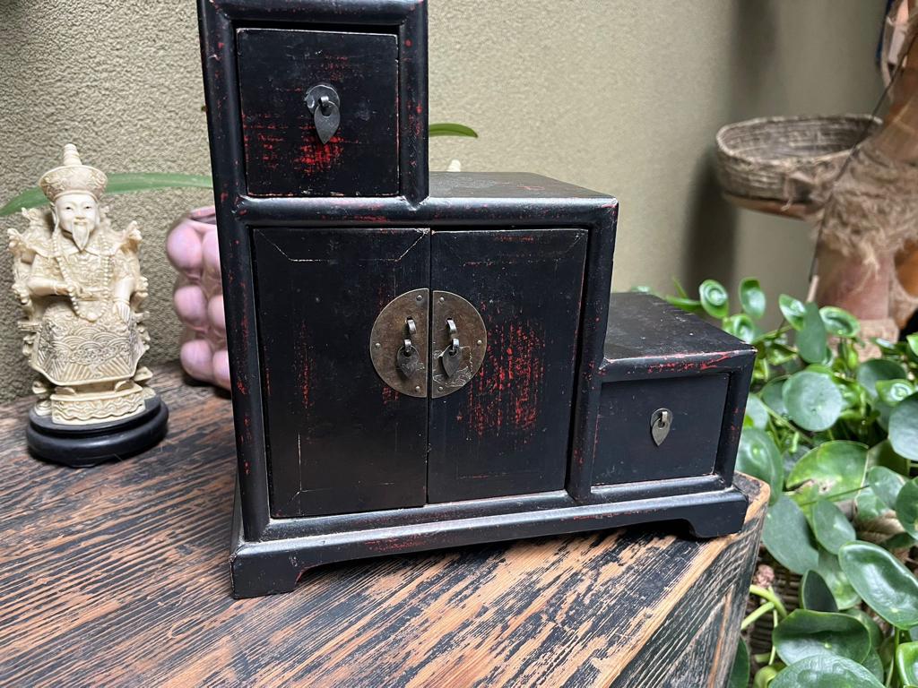 Chinees Japans sieraden trapkastje sieradenkast, Antiek en Kunst, Ophalen of Verzenden
