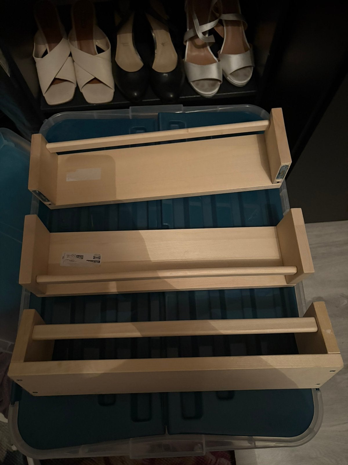3 houten wandrekjes IKEA, Huis en Inrichting, Woonaccessoires | Wandplanken en Boekenplanken, Ophalen of Verzenden, Zo goed als nieuw