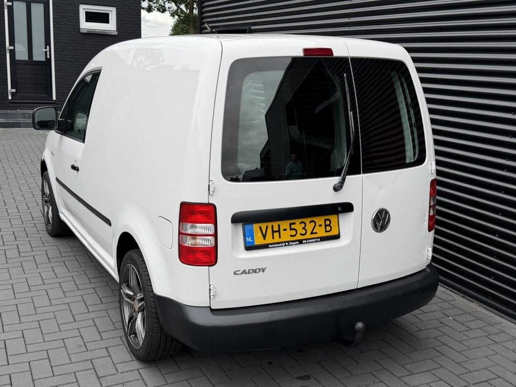 Volkswagen Caddy 1.6 TDI 2014| WIT| AIRCO| EURO5| TREKHAAK|, Auto's, Euro 5, Stof, Gebruikt, 4 cilinders