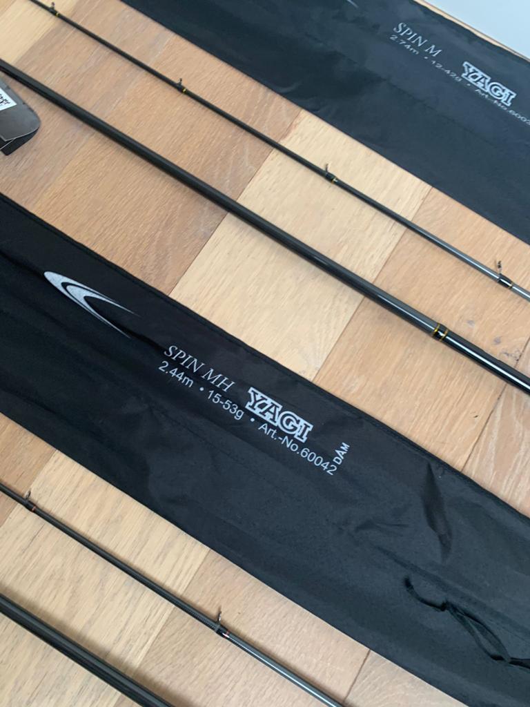 Nieuwe Dam Yagi spinhengels, 2.40m 15-53 gr & 2.70m 12-42 gr, Dam, Werphengel, Nieuw, Ophalen of Verzenden