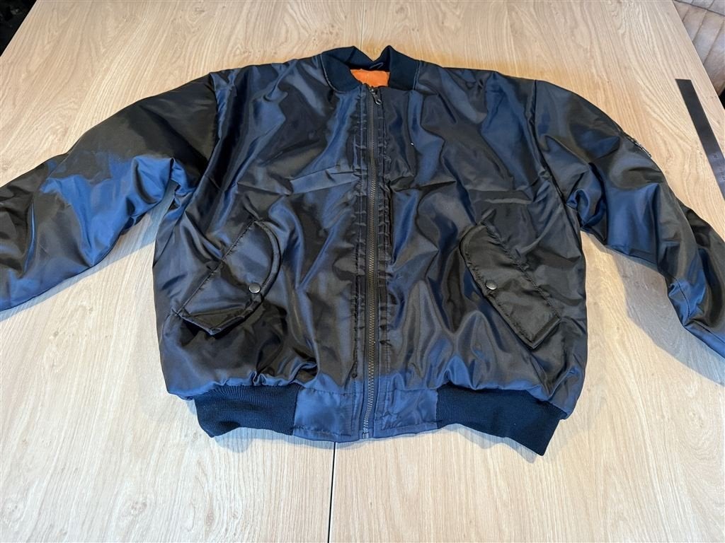 Bomber jack - Bomber jas maat L, Verzenden, Zo goed als nieuw, Zwart