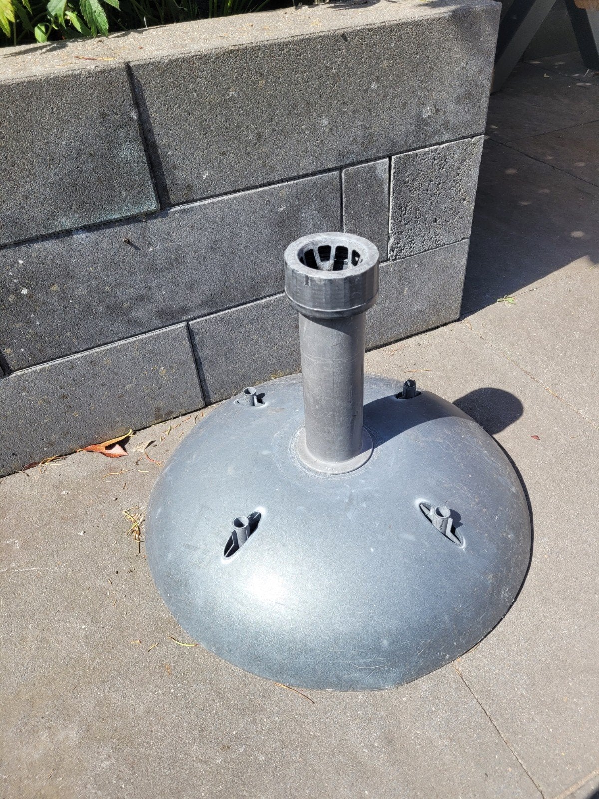 Parasolvoet voor stevige ondersteuning, gebruikt, Tuin en Terras, Ophalen, Gebruikt, Minder dan 1 meter, Parasolvoet