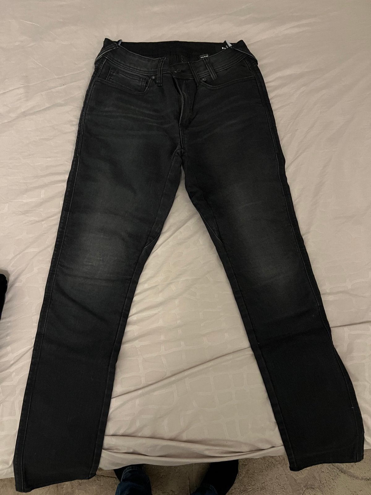 REV'IT! Brentwood Slim Fit Motorjeans W32 heren, Ophalen of Verzenden, Zo goed als nieuw, Zwart, W32 (confectie 46) of kleiner