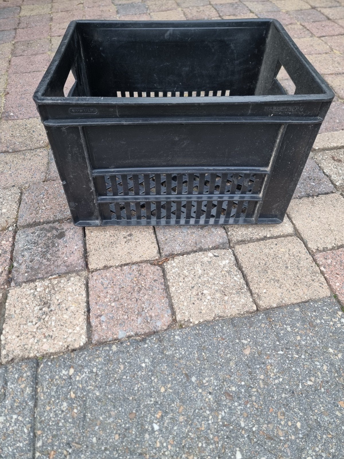 Plastic fiets krat, Ophalen, Gebruikt, Fietskrat