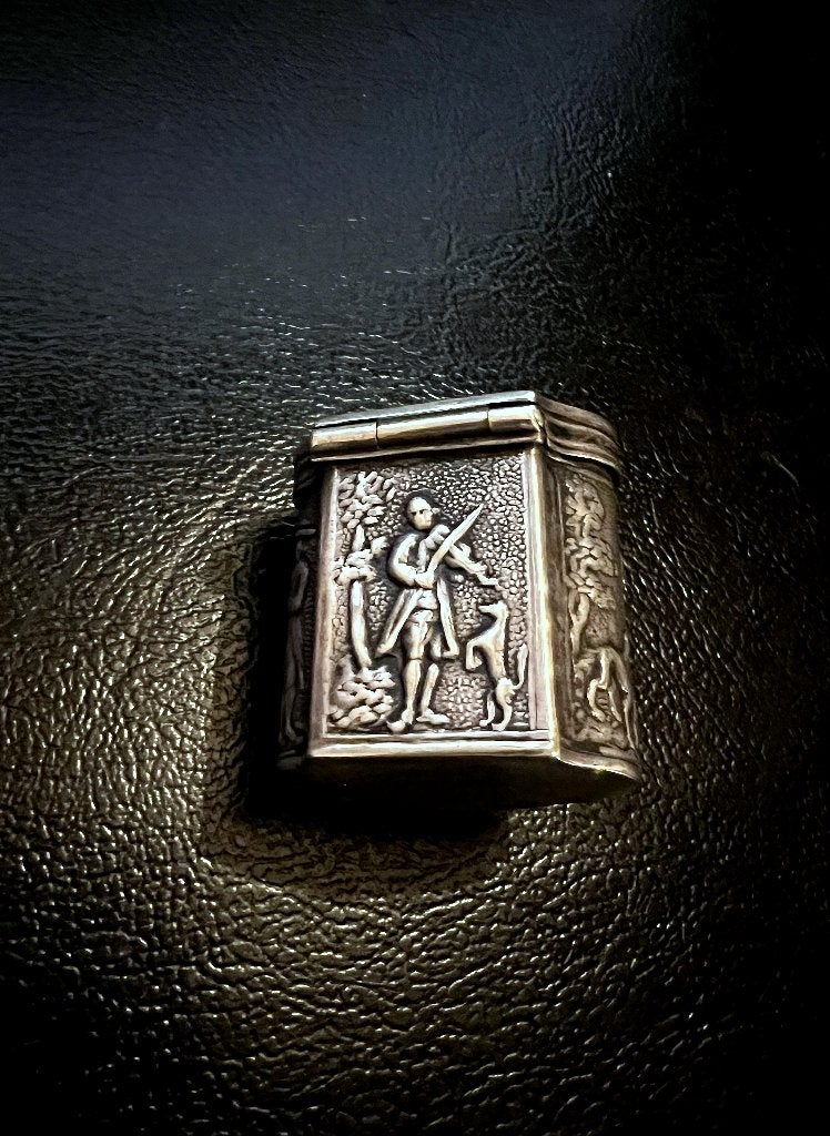 Lodereindoosje zilver Schoonhoven 1784, Ophalen of Verzenden, Zilver