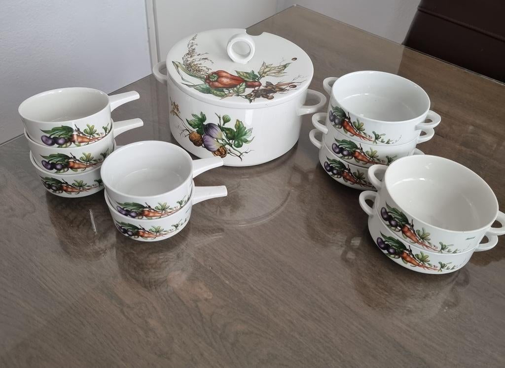 Villeroy en boch vintage servies, Huis en Inrichting, Keuken | Servies, Ophalen of Verzenden, Zo goed als nieuw, Bord(en), Overige stijlen