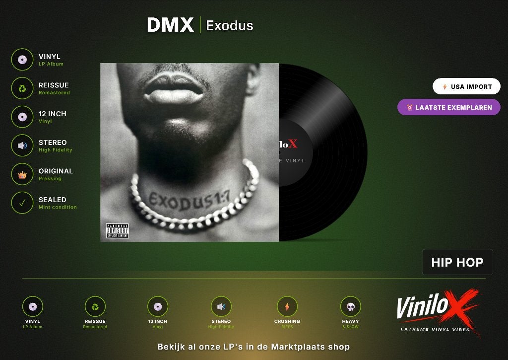 DMX – Exodus | LP, Inclusief binnenhoes, Ophalen of Verzenden, Nieuw in verpakking, 12 inch