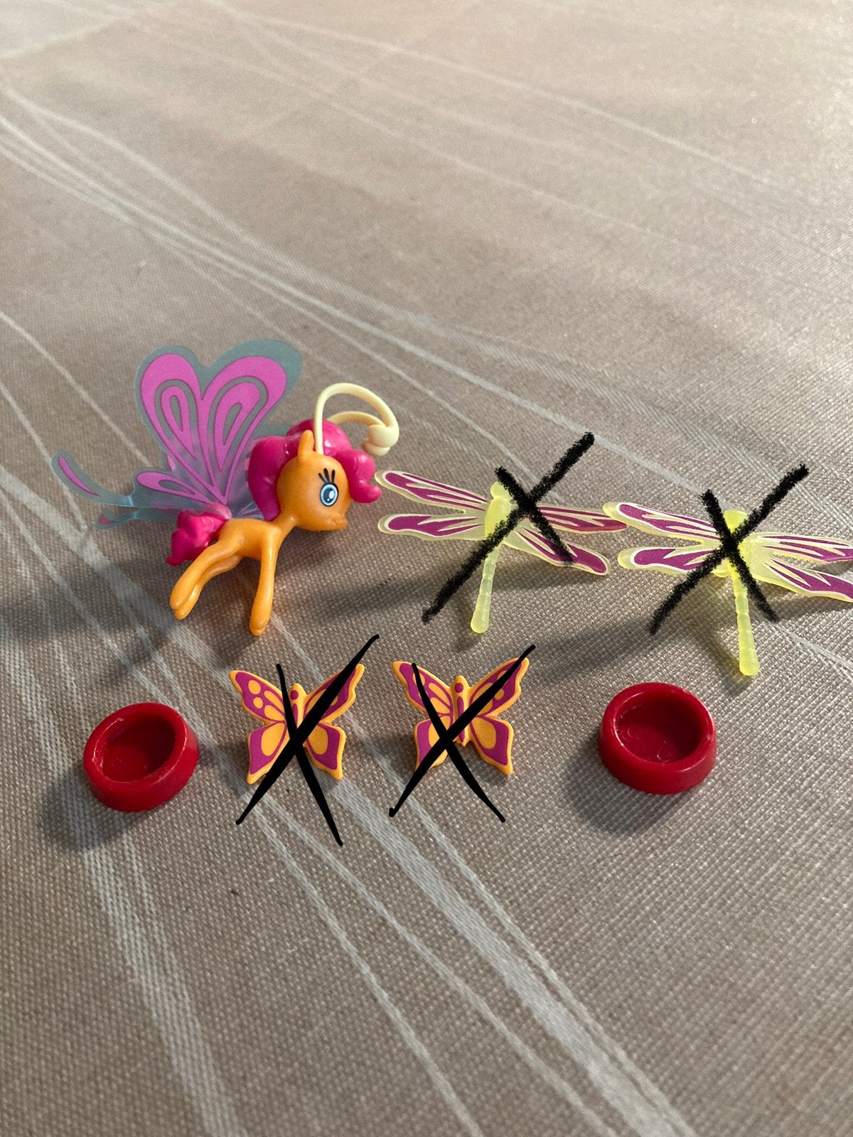 Playmobil rode voerbak ed…, Ophalen of Verzenden, Zo goed als nieuw