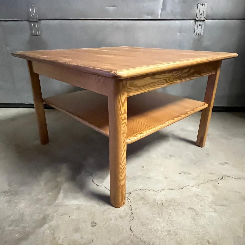 Ikea salontafel massief grenen jaren 70, Ophalen, Grenenhout, Gebruikt, 50 tot 100 cm