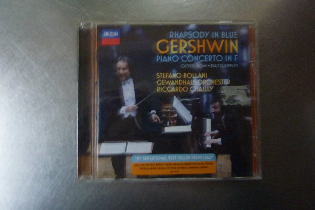 Gershwin Rhapsody In Blue - S. Bollani, Riccardo Chailly, Ophalen of Verzenden, Classicisme, Zo goed als nieuw, Overige typen