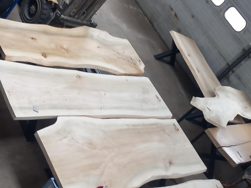 Boomstamtafels, tafelbladen en planken, Tuin en Terras, Palen, Balken en Planken, Ophalen