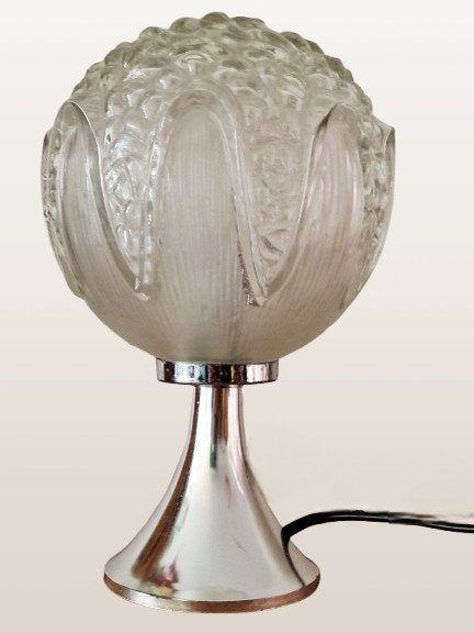 Vintage tafellamp ontworpen door Richard Essig, Ophalen of Verzenden, Glas, Vintage