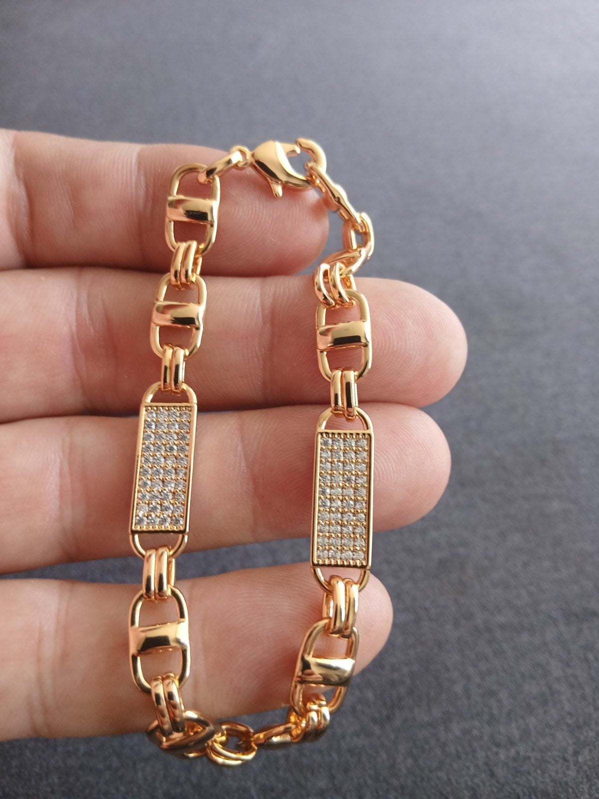 18k Gold Plated Magnum Armband - Nieuw & Topkwaliteit, Ophalen of Verzenden