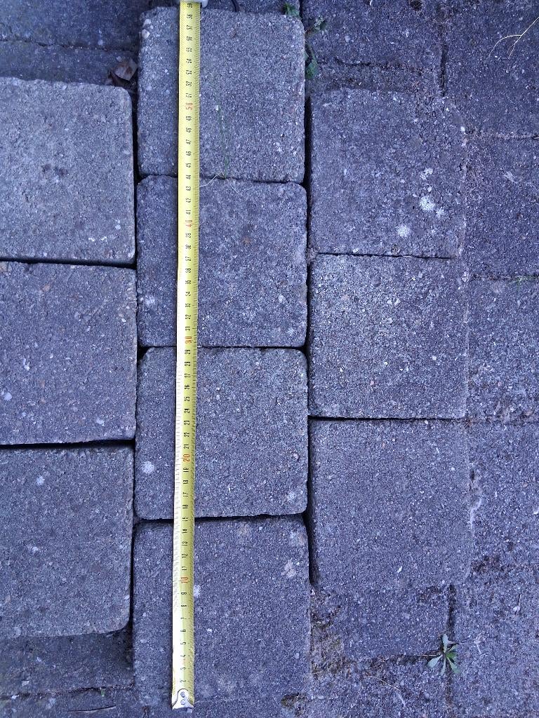 GRATIS Terrastegels 15x15x6, Tuin en Terras, Ophalen, Gebruikt, Klinkers, 10 m² of meer