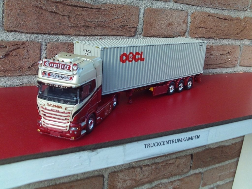 Tekno  Scania  R - Serie  Topline  van  Contlift., Ophalen of Verzenden, Nieuw, Bus of Vrachtwagen, Tekno
