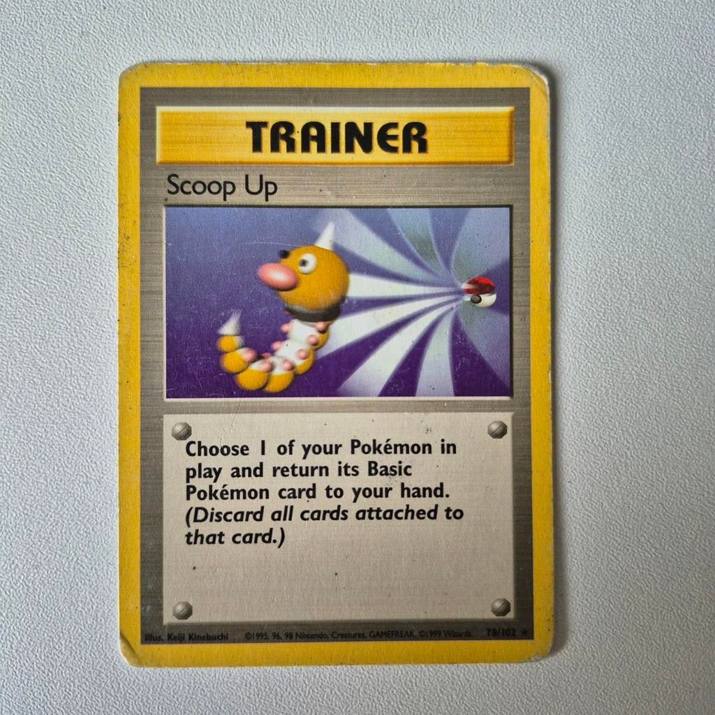 Pokémon kaart Scoop Up Base Set, Ophalen of Verzenden, Gebruikt