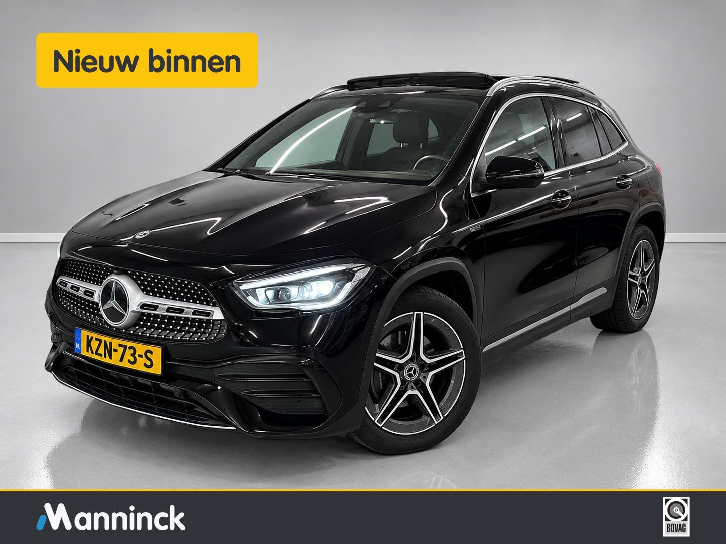 Mercedes-Benz GLA-klasse 250 e AMG Limited| Business Solutio, Leder en Stof, Zwart, Bedrijf, Hybride Elektrisch/Benzine