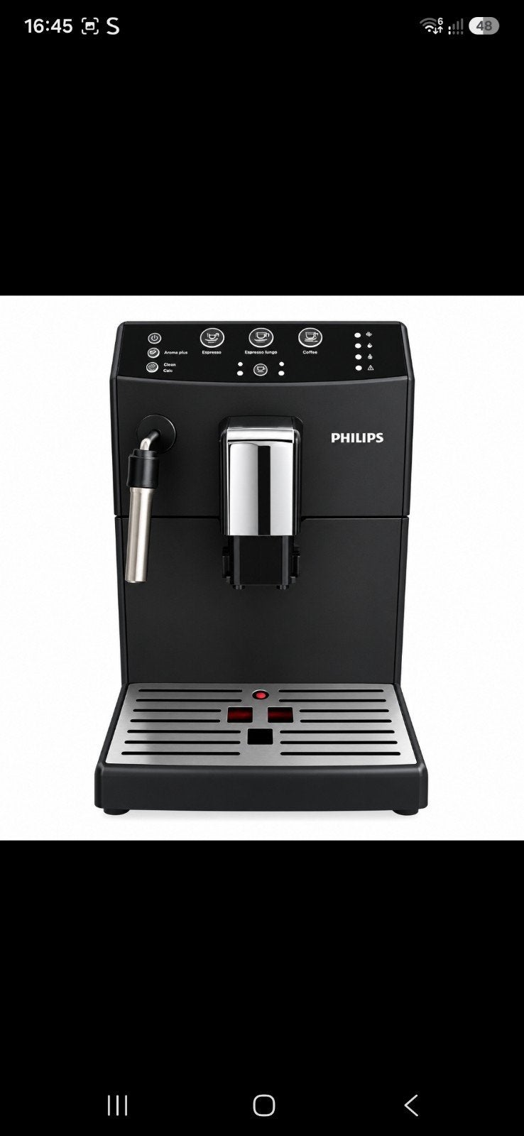 philips bonenmachine koffiemachine, Witgoed en Apparatuur, Ophalen of Verzenden, Gebruikt, Koffiemachine